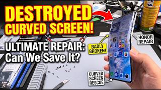 How to Replace a Severely Damaged Curved Screen on an Honor Phone
