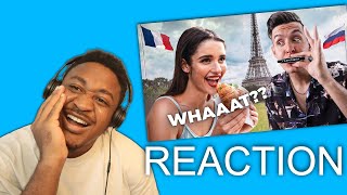 RUSSIAN HARMONICA player AMAZES Strangers in FRANCE | Harmonica and Beatbox Reaction
