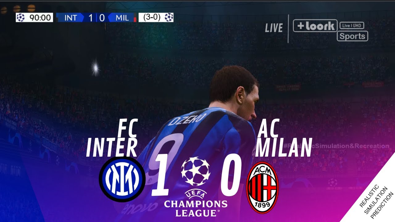 Inter vs. Milan [1-0] • MATCH HIGHLIGHTS | VideoGame Simulation ...