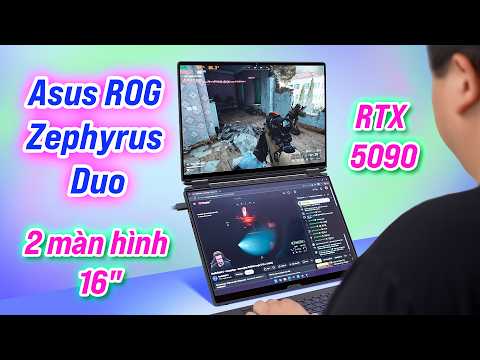 Bạn sẽ mua laptop gaming 2 màn hình 16" chứ? Asus ROG Zephyrus Duo