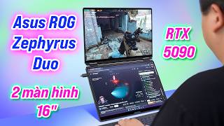 Bạn sẽ mua laptop gaming 2 màn hình 16" chứ? Asus ROG Zephyrus Duo