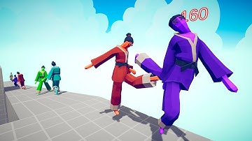Battle Royale On The Modern Castle With Archer Towers Map | Totally Accurate Battle Simulator TABS