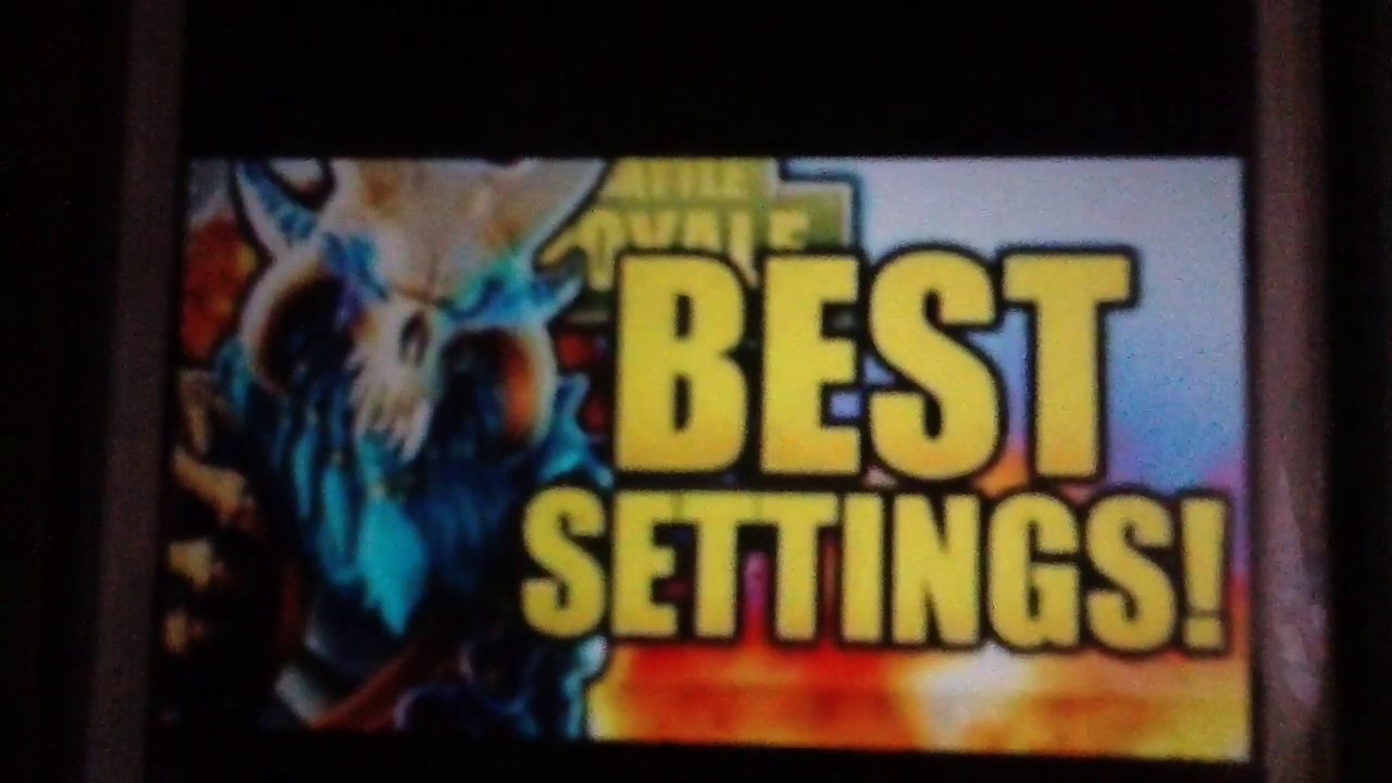 My best settings (ps4) YouTube