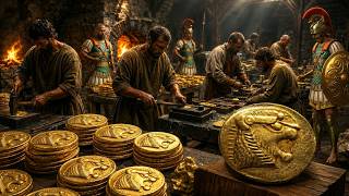 THE FIRST COIN Inside the Mint of King Croesus: Where Money Began Lydian Lion (Full Process)