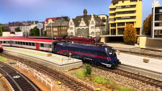 ÖBB und DB Betrieb im Bf Petersbeuren