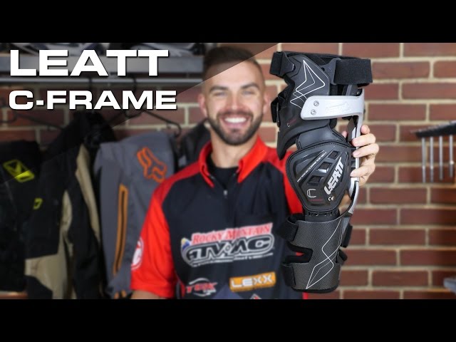 Leatt C-Frame Motocross Knee Brace Review - YouTube