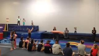 Caroline Jung- Class of 2016- Vault Training