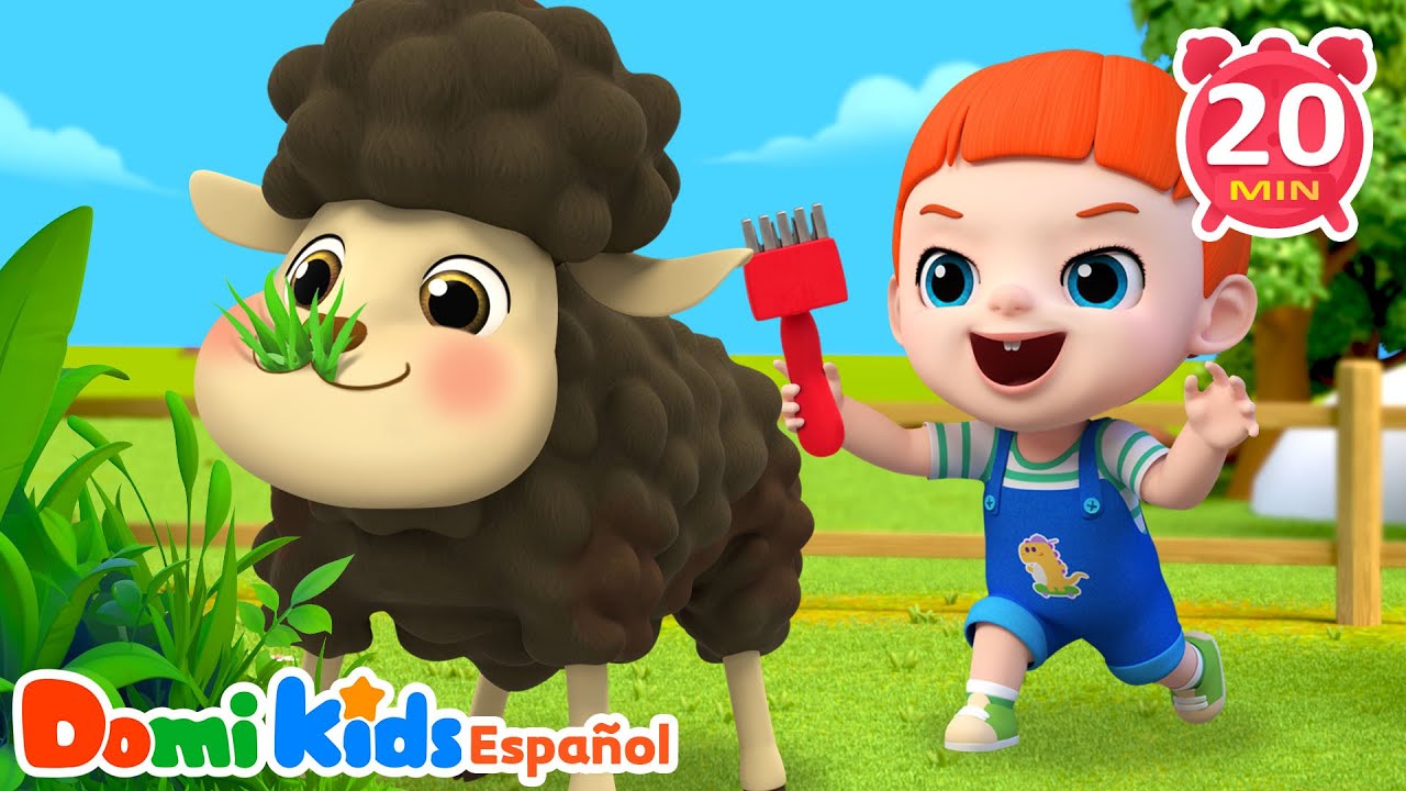 🐏 Ovejita Negra canta y salta | Rima musical con Domi | Canciones Infantiles | Domi Kids