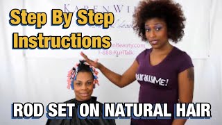 ROD SET ON NATURAL HAIR