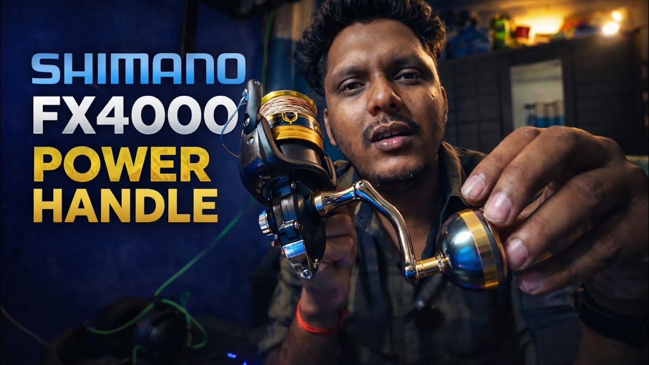 SHIMANO FX 4000 POWER HANDLE KAISA HAI ?