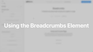 Using the Breadcrumbs Element | YOOtheme Documentation