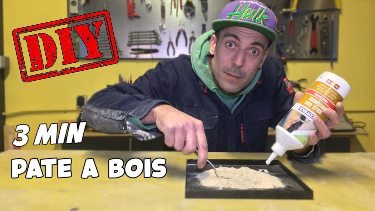 Astuce] Fabriquer sa pate à bois soit même pour 3 fois rien 