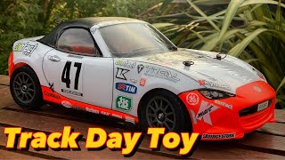 New Mazda MX5 Tamiya M08 Concept Track Day Racer Body Painting.  M-08 RWD RC Fun Kit 58669