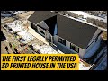 The First Legally Permitted 3D Printed House in the USA with SQ4D