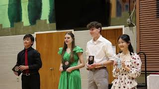 2025 Louisiana State Piano Rally Level 3 Group 2 award ceremony
