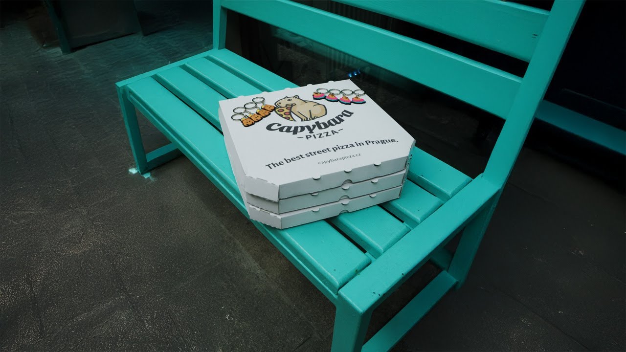 Reels: Cappybara Pizza Praha - ukázka místa