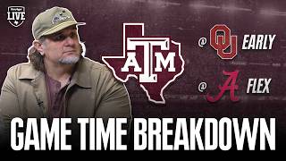 Times announced for Texas A&M's 2026 football season! | Liucci reacts
