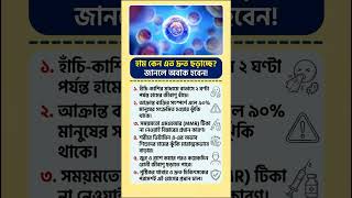 হাম একটি অত্যন্ত ছোঁয়াচে রোগ, #MeaslesAwareness #HealthTipsBangla #হামরোগ #ChildHealth #sasthalapon