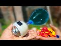 How To Make Air balloons pump at home | old led bulb creative / science project