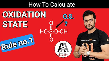 How To Calculate Oxidation State Rule 1 #ArvindArora #Chemistry