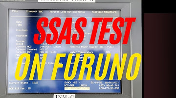 SSAS test on FURUNO (FELCOM 15)