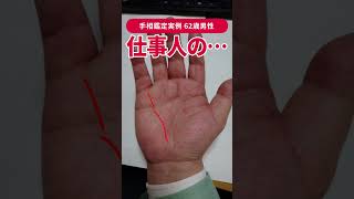 【手相実例】ビジネス力の高い男に出る典型的な手相 #shorts #手相