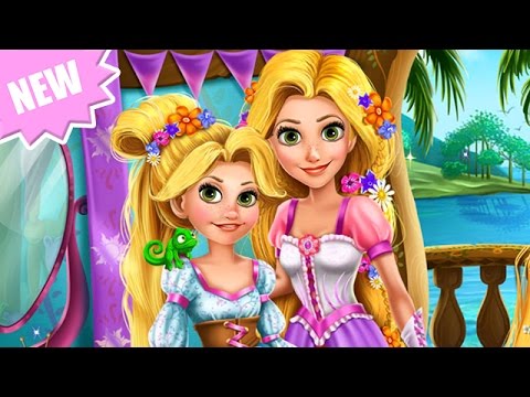 Disney Tangled Game  Princess Rapunzel  Mommy  Real 