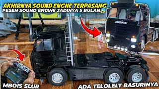 PERDANA TEST SOUND ENGINE RC TRUK SCANIA‼️|| ADA 5 MODE KLAKSON + REM ANGIN