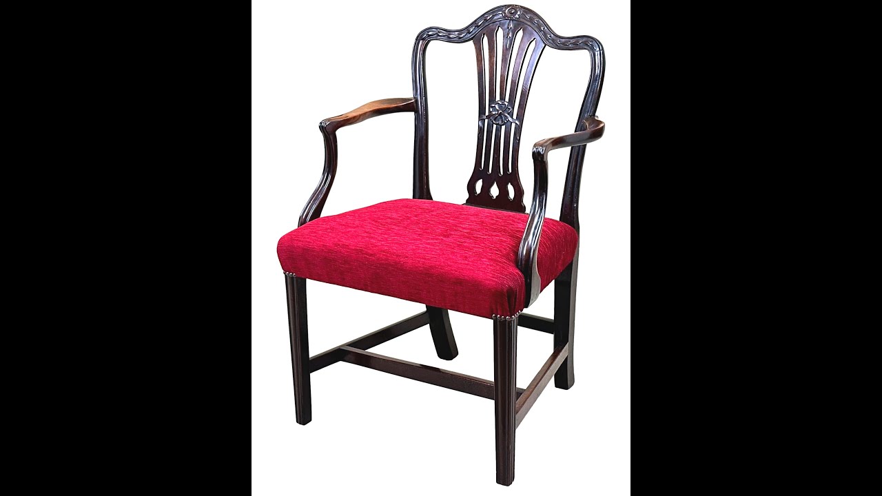 Georgian Hepplewhite Mahogany Desk Armchair
