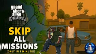 How to skip all mission in gta san andreas # gta san android # by auronix gamer 