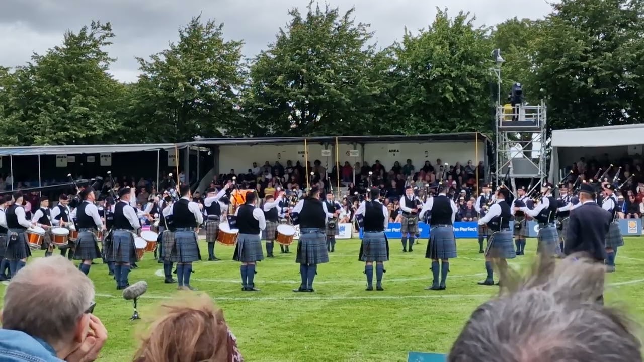 Peoples Ford Boghall and Bathgate Caledonia Pipe Band Big MSR World Pipe Band Championships 2023