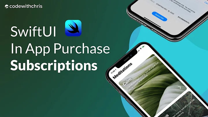 In App Purchases Tutorial - Auto Renewable Subscriptions (SwiftUI, iOS)