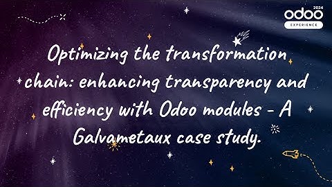 Optimizing the transformation chain: enhancing transparency and efficiency: a Galvametaux case study