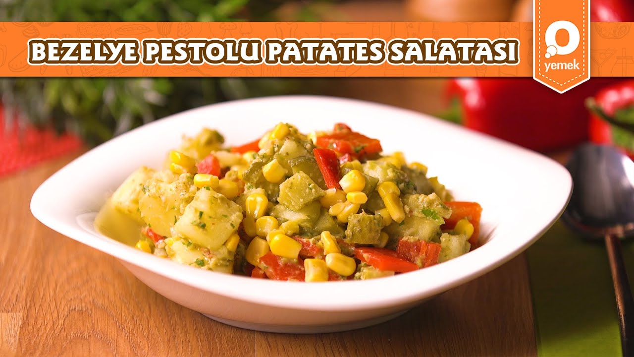 Bezelye Pestolu Patates Salatası – Pratik Yemek Tarifleri