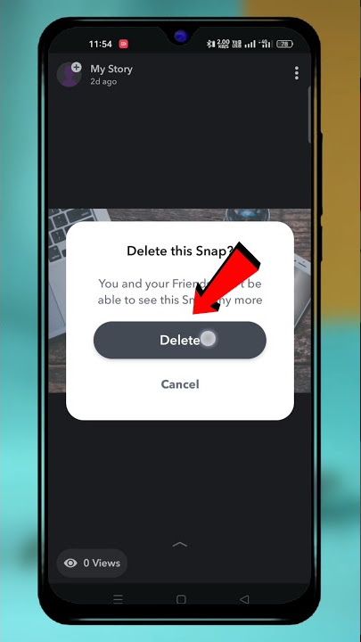 Snapchat Story Kaise Delete Kare 😐 How To Delete Snapchat Story #shorts