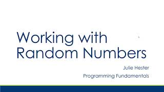Random Numbers in C++ Tutorial: Overview