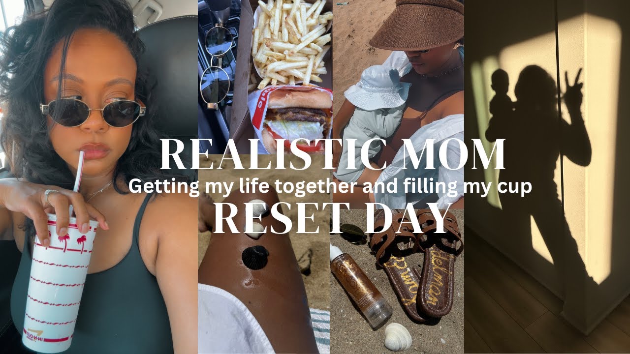 Solo Mom Reset Day | Errands, Solo Date, Family Beach Time & Real Life