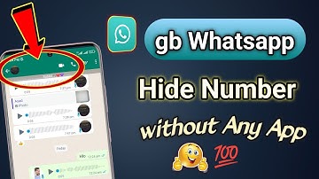 how to hide number in gb whatsapp || gb whatsapp me number kaise chupaye #gbwhatsapphidenumber
