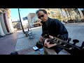 The Wall street shuffle - I play 10cc classic in the cold. Audience is even colder