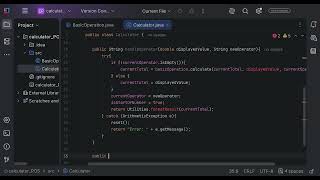 Calculator Java App | Application of 3 out 4Pillars of OOP