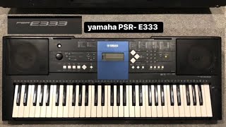 Yamaha Psr-E333 Keyboard 🎹 ( Wilson’s music instruments pakistan 🇵🇰 03371476660 )