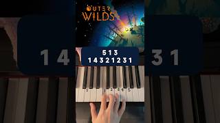 How to Play Outer Wilds(Easy for Beginners)#outerwilds #piano #pianotutorial #gamemusic #tutorial