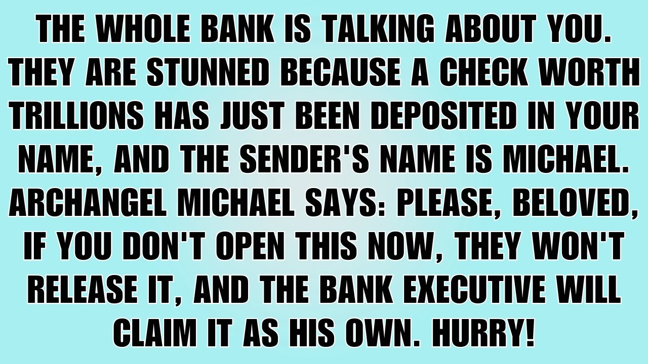 👉The Whole Bank Is Talking About You… They’re Stunned Because a Check Worth Trillions Has…