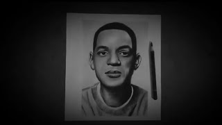Drawing Will Smith ll pencil portrait