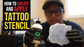 PAANO GUMAWA NG TATTOO STENCIL AT KUNG PAANO ITO ILAGAY SA BALAT // PINOY IN CANADA // Vlog #3