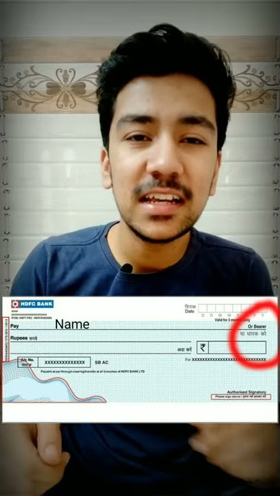 How to pay securely through cheque? Financial being | #shorts #finance