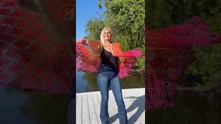 One Ball Wonder: Firelight Facets Crochet Shawl