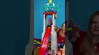Assistant Uses The Paw Patrol Lookout Tower Ramp to Demonstrate Physics #FamilyFun #Physics #science