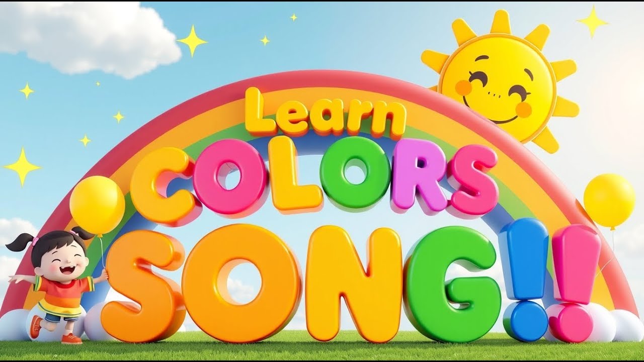 Color Song Rhyme for Kids & Toddlers | Learn Colors with Fun Nursery ...