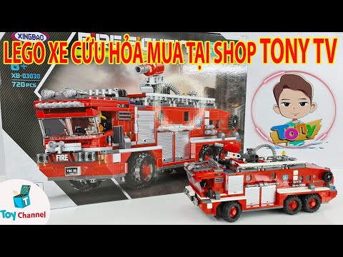 Video Lắp Ráp LEGO Xe Cứu Hỏa Mua Của Anh Tony TV - youtube